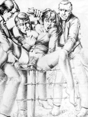 Vintage Bondage Porn Art - Bdsm cartoons, bondage cartoons, free bdsm art drawings